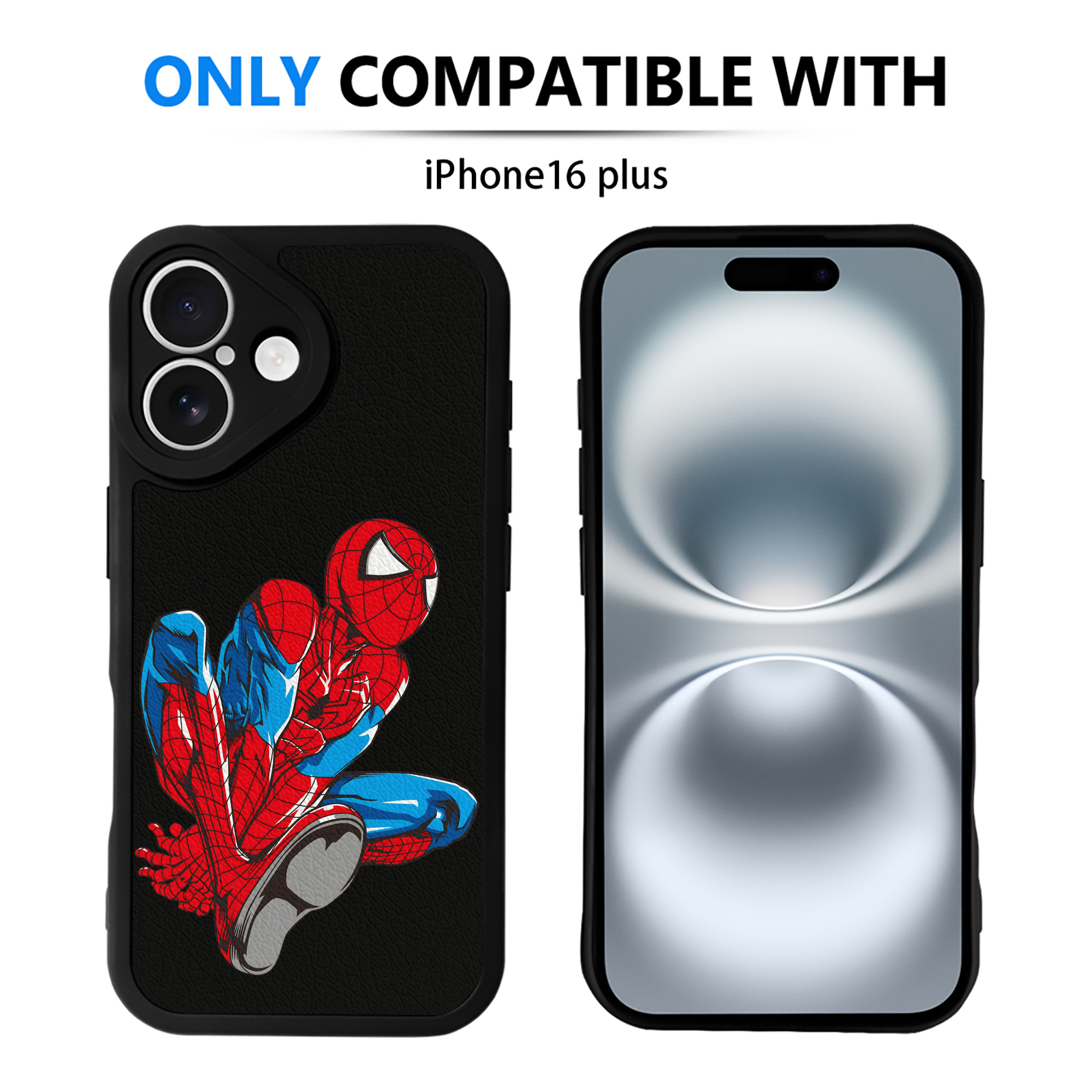 （画像用） アベンジャーズ The Avengers 【iPhone 16シリーズ対応】シリコンスマホケース（レザー調） 材質：シリコン
